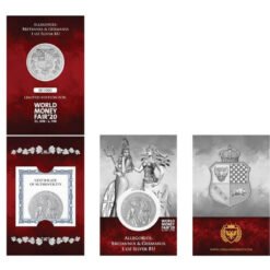 2019 The Allegories - Britannia & Germania 1oz .9999 Silver Coin - World Money Fair Exclusive 5