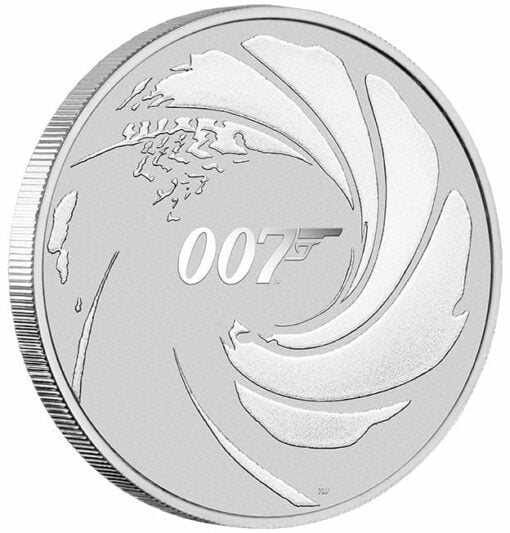 2020 James Bond 007 1oz .9999 Silver Coin in Black Card 3