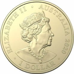 2020 $1 Australian Olympic Team - Ambassador Uncirculated Coloured Coin - AlBr 6