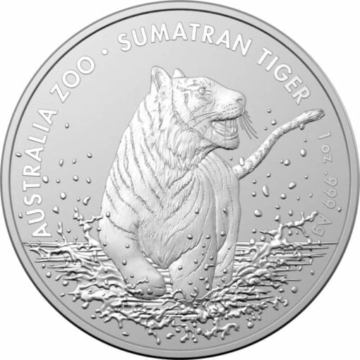 2020 Australia Zoo Series - Sumatran Tiger 1oz .999 Silver Bullion Coin 1