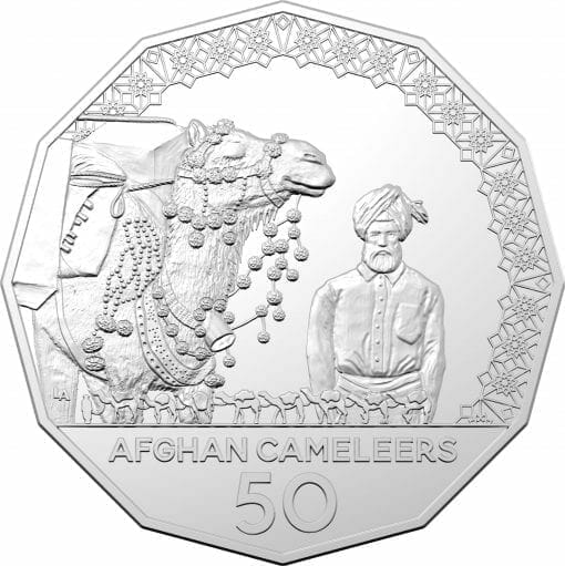 2020 50c Afghan Cameleers - Pioneers of Inland Transport Uncirculated Coin 2