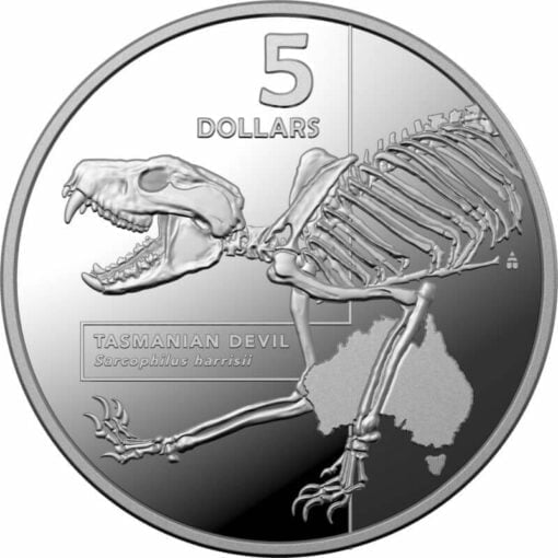 2020 Inside Australia's Most Dangerous - Tasmanian Devil 1oz .999 Silver Proof Coin 1