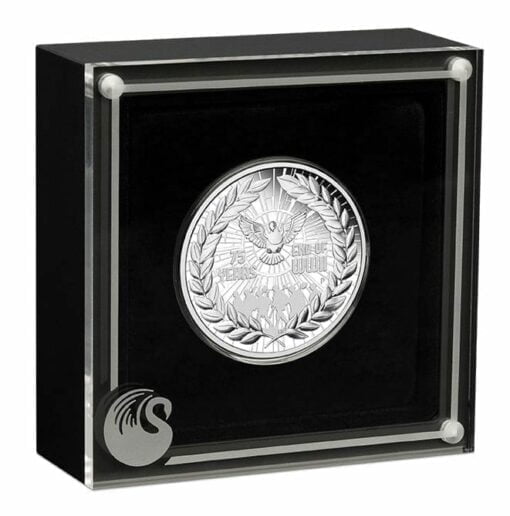 2020 End of WWII 75th Anniversary 1oz .9999 Silver Proof Coin 4