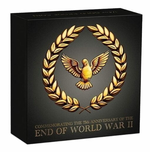2020 End of WWII 75th Anniversary 1/4oz .9999 Gold Proof Coin 5