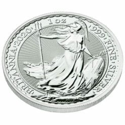 2020 Britannia 1oz .999 Silver Bullion Coin 5