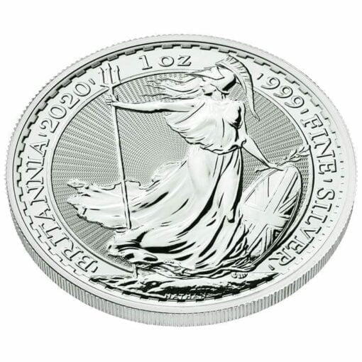 2020 Britannia 1oz .999 Silver Bullion Coin 2