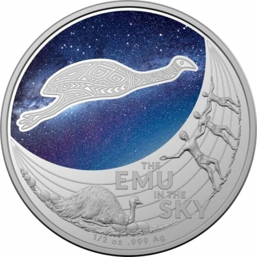 2020 $1 Star Dreaming - Emu in the Sky 1/2oz .999 Silver Coin 1