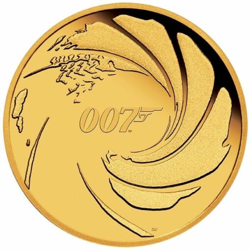 2020 007 James Bond 1/4oz .9999 Gold Proof Coin 1