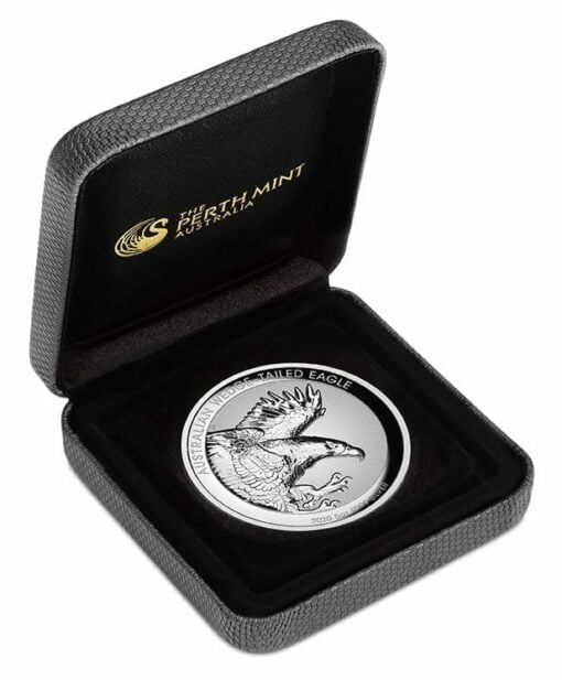2020 Australian Wedge-Tailed Eagle 5oz .9999 Silver Proof Incused High Relief Coin 4