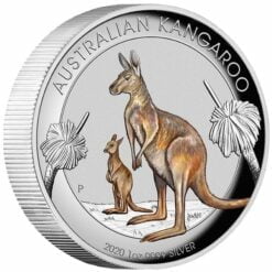 2020 Australian Kangaroo 1oz .9999 Coloured High Relief Silver Coin 6