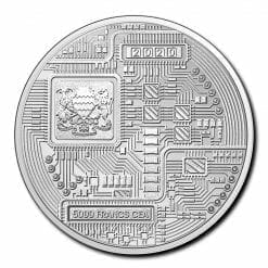2020 Chad Crypto Series - Bitcoin 1oz .999 Silver Bullion Coin 3