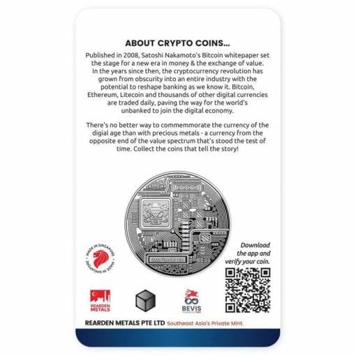 2020 Chad Crypto Series - Litecoin 1oz .999 Silver Coin 2