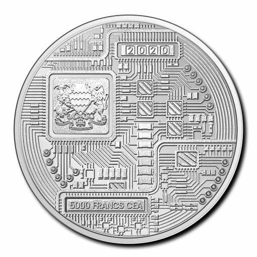 2020 Chad Crypto Series - Litecoin 1oz .999 Silver Bullion Coin 2