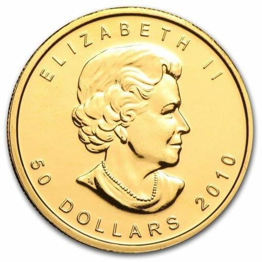 2010 Maple Leaf 1oz .9999 Gold Bullion Coin 2