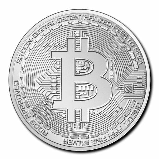 2020 Chad Crypto Series - Bitcoin 1oz .999 Silver Bullion Coin 1