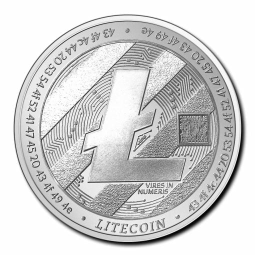 2020 Chad Crypto Series - Litecoin 1oz .999 Silver Bullion Coin 1