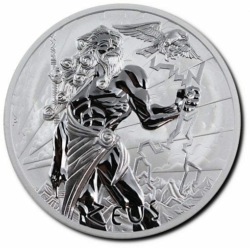 2020 Gods of Olympus - Zeus 1oz .9999 Silver Bullion Coin 1