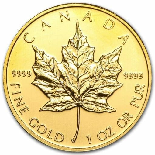 2010 Maple Leaf 1oz .9999 Gold Bullion Coin 1