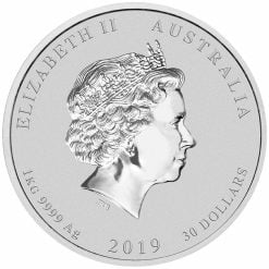 2019 Year of the Pig 1kg .9999 Silver Bullion Coin - Lunar Series II - 1 Kilo 5