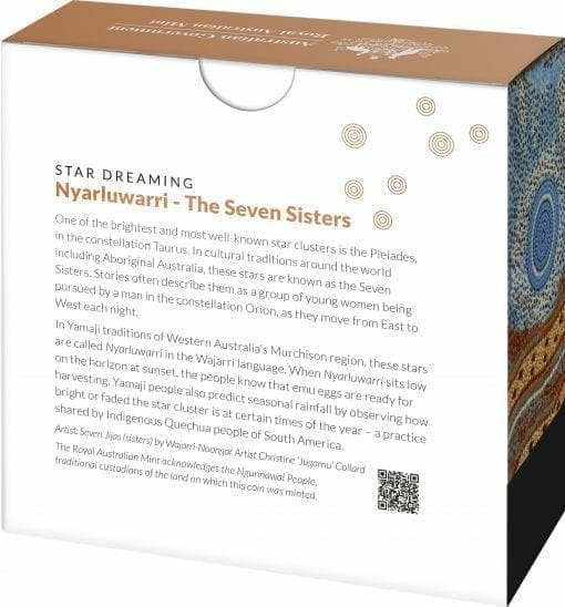 2020 $1 Star Dreaming - Pleiades - The Seven Sisters 1/2oz .999 Coloured Silver Coin 6