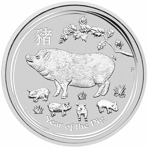 2019 Year of the Pig 1kg .9999 Silver Bullion Coin - Lunar Series II - 1 Kilo 1