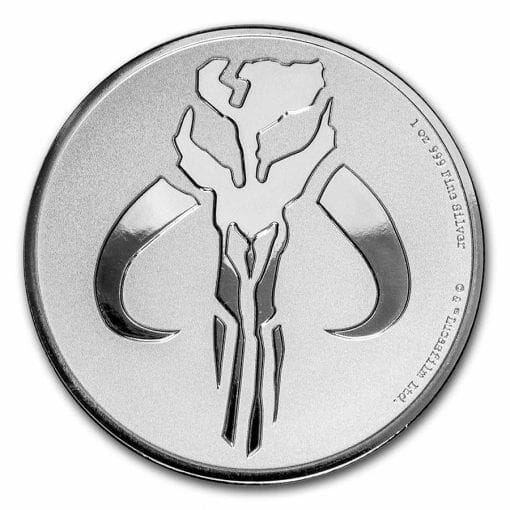 2020 Star Wars - Mandalorian Mythosaur 1oz .999 Silver Bullion Coin 1