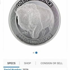 MintID Buffalo 1oz .999 Silver Bullion Round with NFC Scan Authentication 13