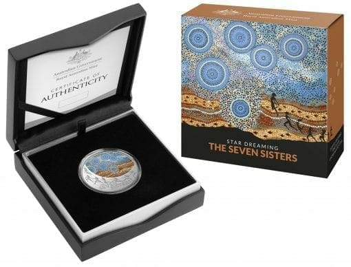 2020 $1 Star Dreaming - Pleiades - The Seven Sisters 1/2oz .999 Coloured Silver Coin 4