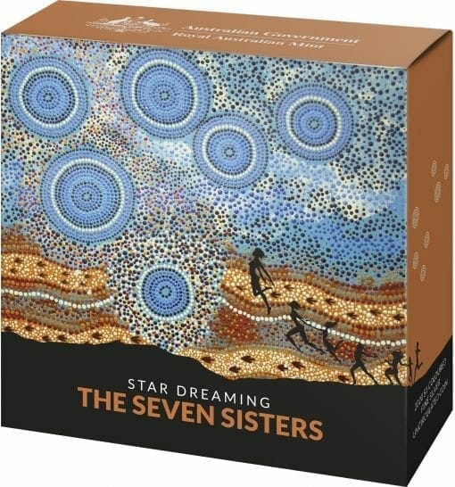 2020 $1 Star Dreaming - Pleiades - The Seven Sisters 1/2oz .999 Coloured Silver Coin 5