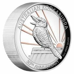 2020 Australian Kookaburra 5oz .9999 Gilded Silver Proof High Relief Coin 6