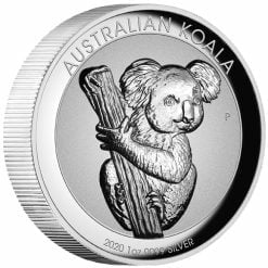 2020 Australian Koala 1oz .9999 Silver Incused High Relief Coin 6