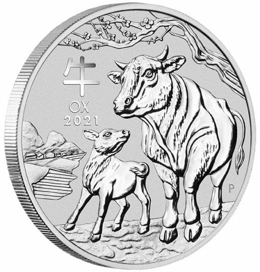 2021 Year of the Ox 1/2oz .9999 Silver Bullion Coin – Lunar Series III 2