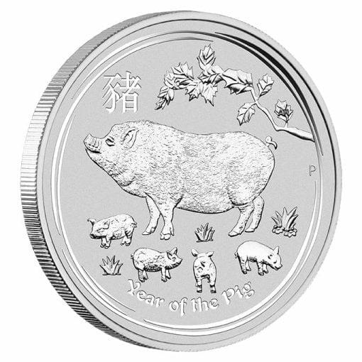 2019 Year of the Pig 1kg .9999 Silver Bullion Coin - Lunar Series II - 1 Kilo 2