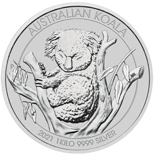 2021 Australian Koala 1kg .9999 Silver Bullion Coin - 1 Kilo 1