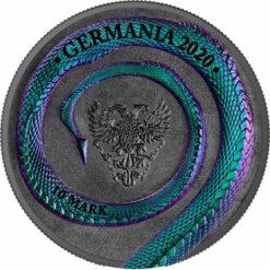 2020 Germania Beasts - Fafnir 2oz .9999 Ultra High Relief Silver Coin 8