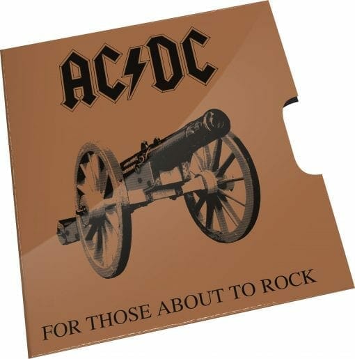 2021 20c AC/DC 45th Anniversary of For Those About to Rock We Salute You - Coloured Uncirculated Coin 3