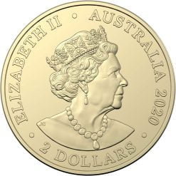 2020 $2 Australia's Firefighters Coloured Coins in Mint Roll - AlBr 7