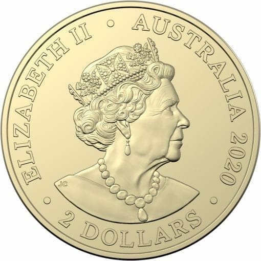 2020 $2 Australia's Firefighters Coloured Coins in Mint Roll - AlBr 4