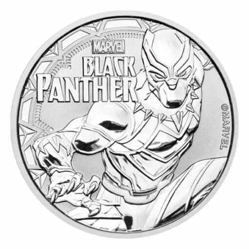 2018 Marvel Series - Black Panther - 1oz .9999 Silver Bullion Coin 1