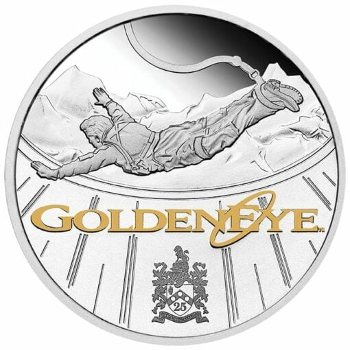 2020 James Bond - GoldenEye 25th Anniversary 1oz .9999 Silver Proof Coin 1