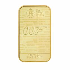 2020 007 James Bond - No Time To Die 1oz .9999 Gold Bullion Bar 6