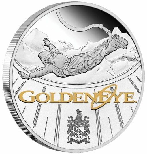 2020 James Bond - GoldenEye 25th Anniversary 1oz .9999 Silver Proof Coin 2