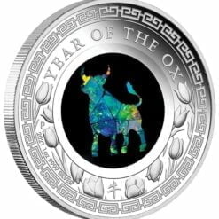 2021 Opal Lunar Series - Year of the Ox 1oz .9999 Silver Proof Coin 6