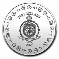 2020 PAC-MAN 40th Anniversary 1oz .999 Silver Bullion Coin 6