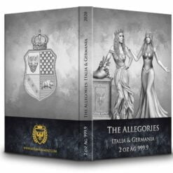 2020 The Allegories - Italia & Germania 2oz .9999 Silver Coin 10