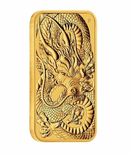 2021 Dragon 1oz .9999 Gold Rectangular Bullion Coin 2