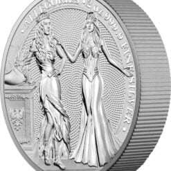 2020 The Allegories - Italia & Germania 2oz .9999 Silver Coin 7