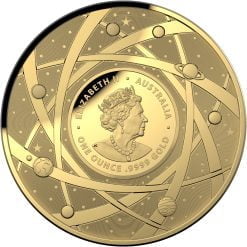 2021 $100 The Earth & Beyond - The Milky Way 1oz .9999 Gold Proof Colour Domed Coin 8