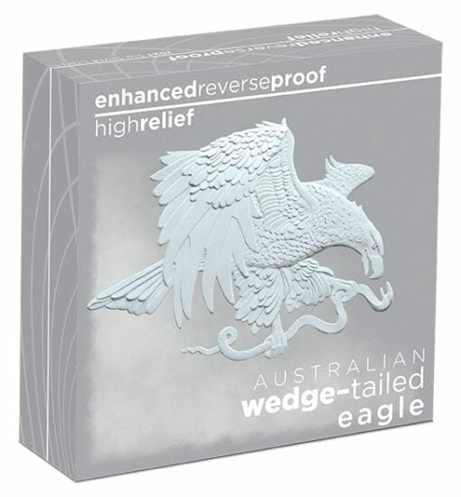 2021 Australian Wedge-Tailed Eagle 5oz .9999 Silver Enhanced Reverse Proof High Relief Coin 5