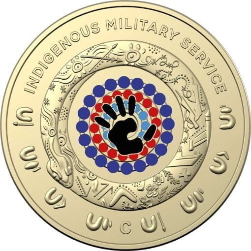 2021 $2 Indigenous Military Service 'C' Mintmark Uncirculated Coin in Card 3